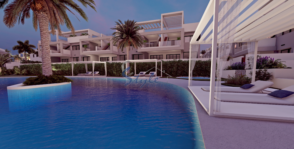 For sale 2 bedroom apartments in brand new residential complex near Pink Lagoon in Torrevieja, Costa Blanca. ID ON1118