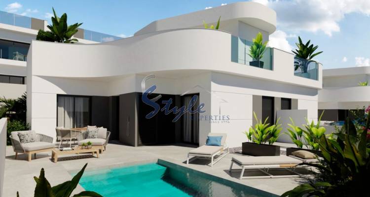 New build villa for sale in Los Balcones, Torrevieja, Costa Blanca, Spain.ON1463
