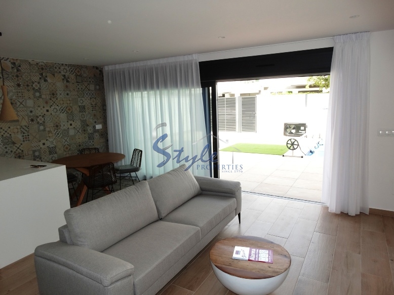 New semi-detached villas for sale in Santiago de Ribeira, Murcia, Spain.ON1560