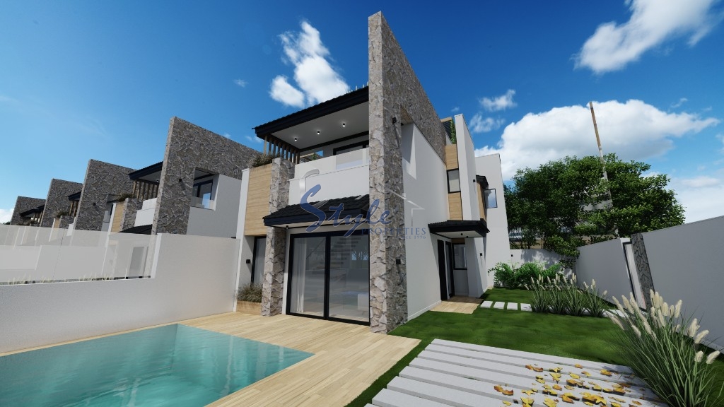 New build villas for sale in San Pedro del Pinatar, Murcia, Spain. ON1628