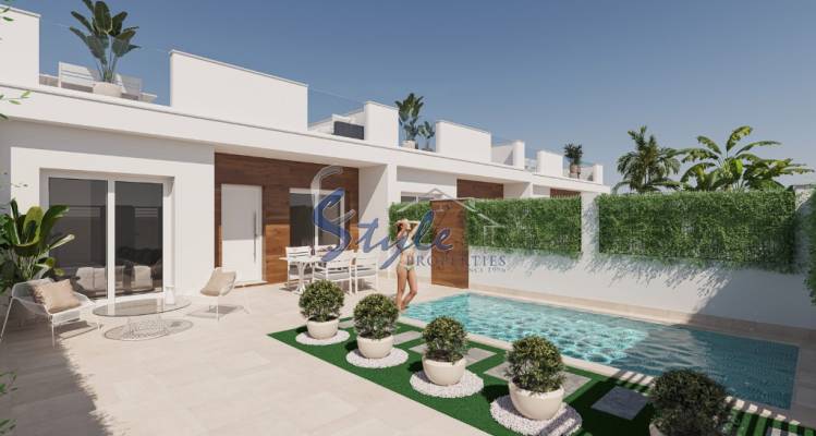New build townhouses for sale in San Javier, Murcia, Spain. ON1662_2