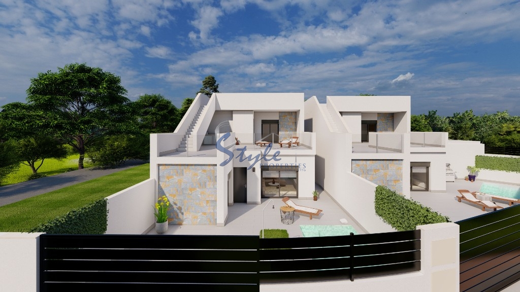 New build semi-detached villas for sale in San Javier, Murcia, Spain. ON1665