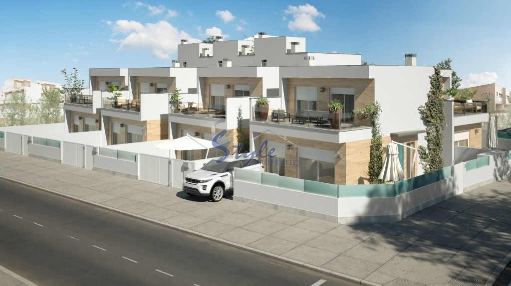 New build villas for sale in San Pedro del Pinatar, Murcia, Spain. ON1714