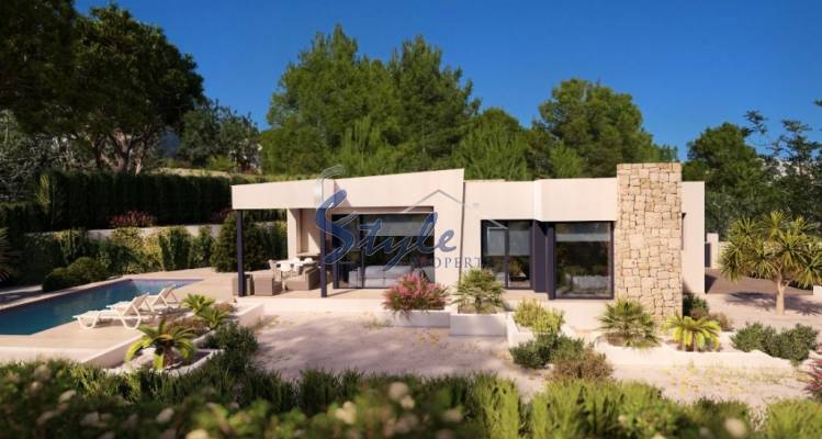 New build villa for sale in Benissa, Benidorm, Alicante, Costa Blanca, Spain. ON1749