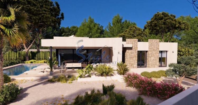 New build villa for sale in Benissa, Benidorm, Alicante, Costa Blanca, Spain. ON1750