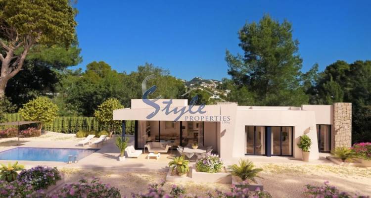 New build villa for sale in Benissa, Benidorm, Alicante, Costa Blanca, Spain. ON1770