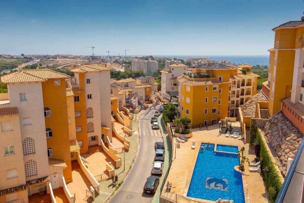 For sale beach side  penthouse with sea view in Campoamor , Orihuela Costa, Costa Blanca, Spain. ID1362