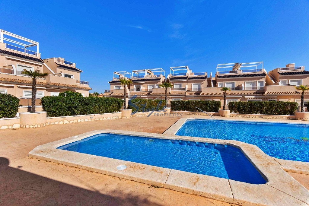 Buy Terraced house with views and private garden for sale in Lomas de Cabo Roig, Orihuela Costa. ID: 6162