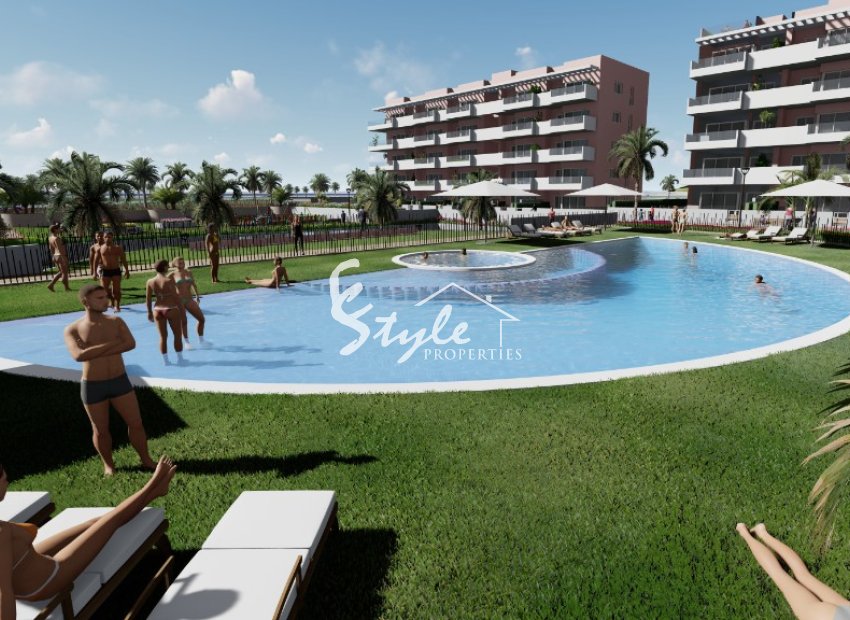 A la venta apartamentos nuevos en Guardamar del Segura, Costa Blanca. ON1484_B