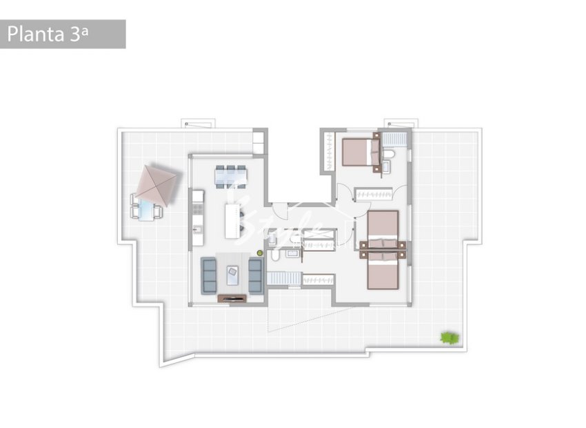 A la venta apartamentos nuevos en Guardamar del Segura, Costa Blanca. ON1834