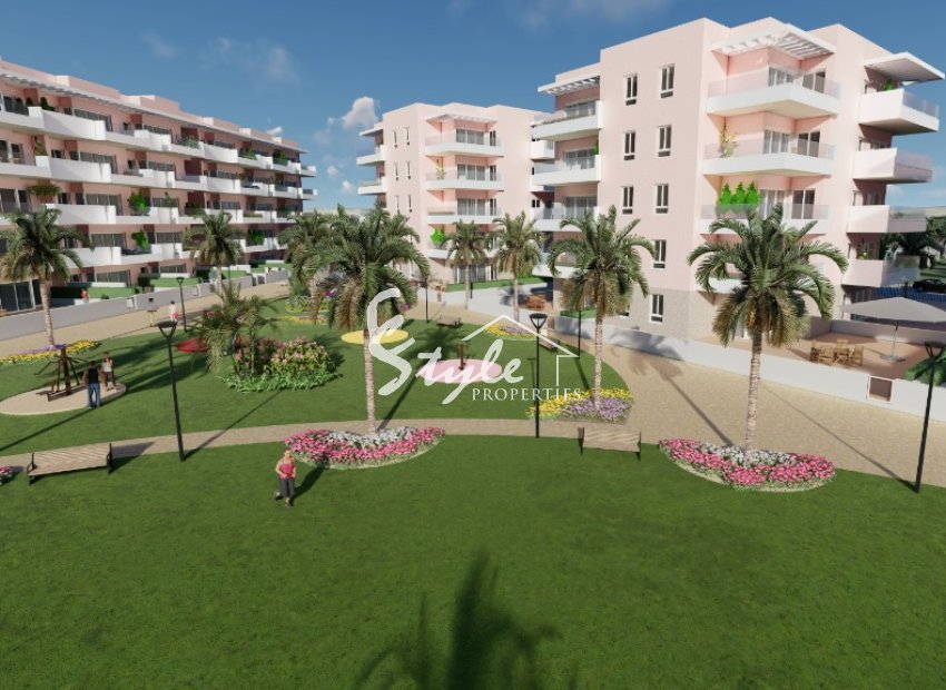 A la venta áticos nuevos en Guardamar del Segura, Costa Blanca. ON1484_A