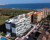 Apartamento moderno en Punta Prima, Torrevieja con vistas al mar e infinity pool. Costa Blanca, Spain. ID2755