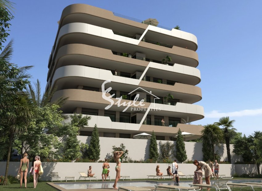 Apartamento nuevo en venta cerca de la playa en Arenales del Sol, Costa Blanca, España.ON1555