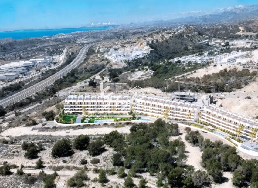 Apartamentos de lujo en venta con vista al mar en Finestrat, Costa Blanca, España. ON1886