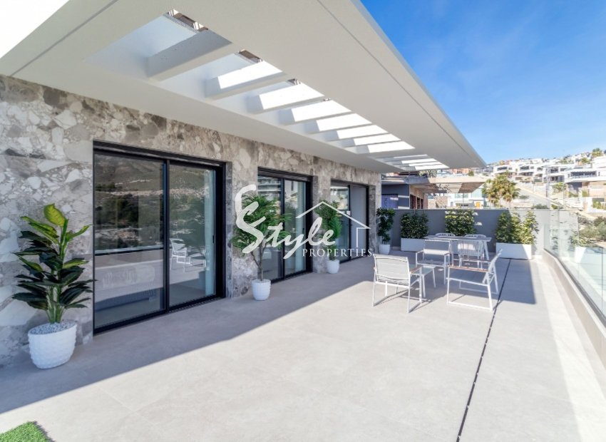 Apartamentos de lujo en venta en el nuevo complejo en Finestrat, Costa Blanca, España. ON1743