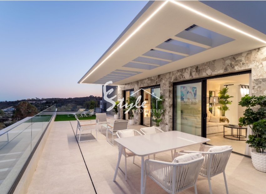 Apartamentos de lujo en venta en el nuevo complejo en Finestrat, Costa Blanca, España. ON1743