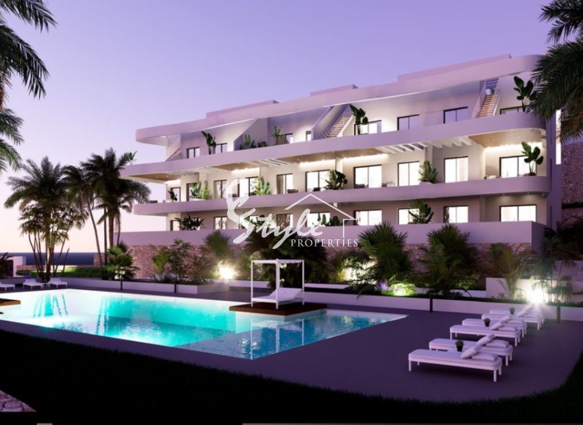 Apartamentos de lujo en venta en el nuevo complejo en Finestrat, Costa Blanca, España. ON1845