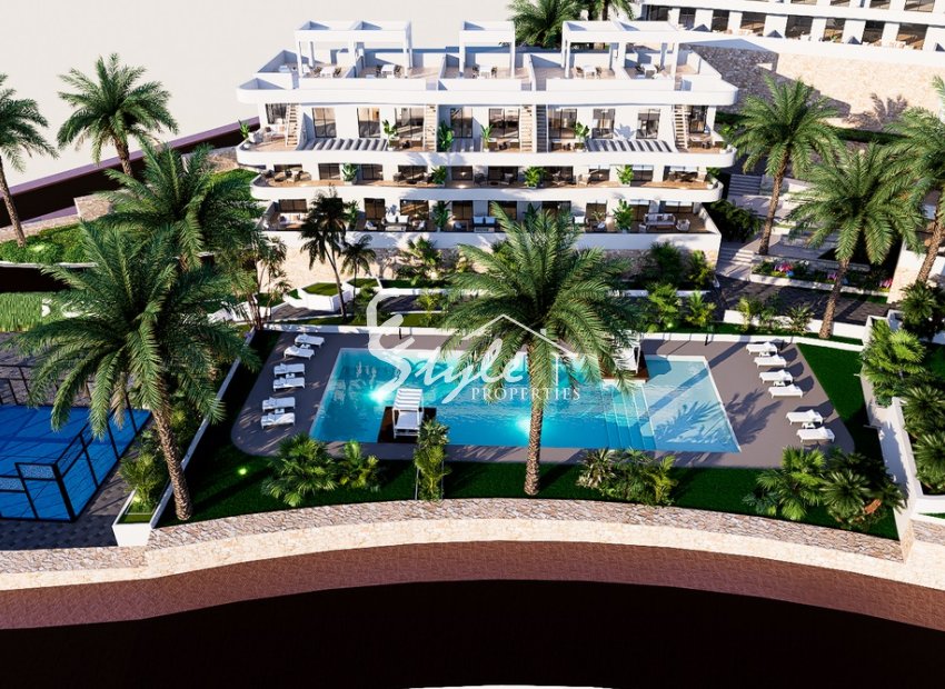 Apartamentos de lujo en venta en el nuevo complejo en Finestrat, Costa Blanca, España. ON1845