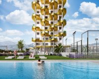 Apartamentos de obra nueva con vistas al mar en Calpe, Alicante, Costa Blanca, España. ON1561