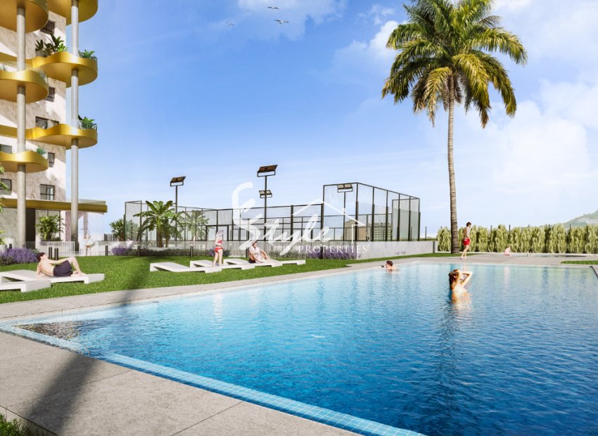 Apartamentos de obra nueva con vistas al mar en Calpe, Alicante, Costa Blanca, España. ON1561