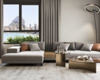 Apartamentos de obra nueva con vistas al mar en Calpe, Alicante, Costa Blanca, España. ON1561