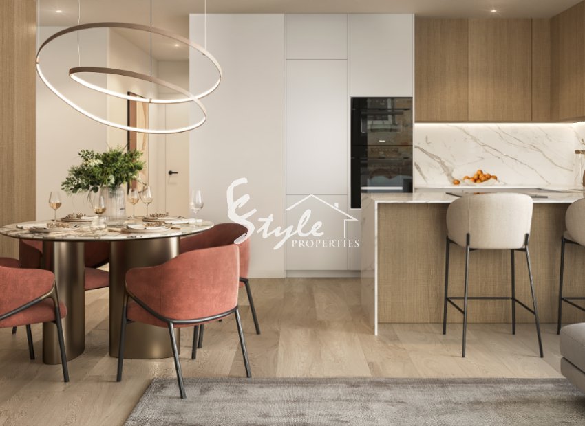 Apartamentos de obra nueva con vistas al mar en Calpe, Alicante, Costa Blanca, España. ON1561