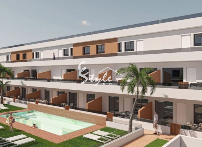 Apartamentos de obra nueva en venta en Pilar de la Horadada, Costa Blanca, España.ON1815