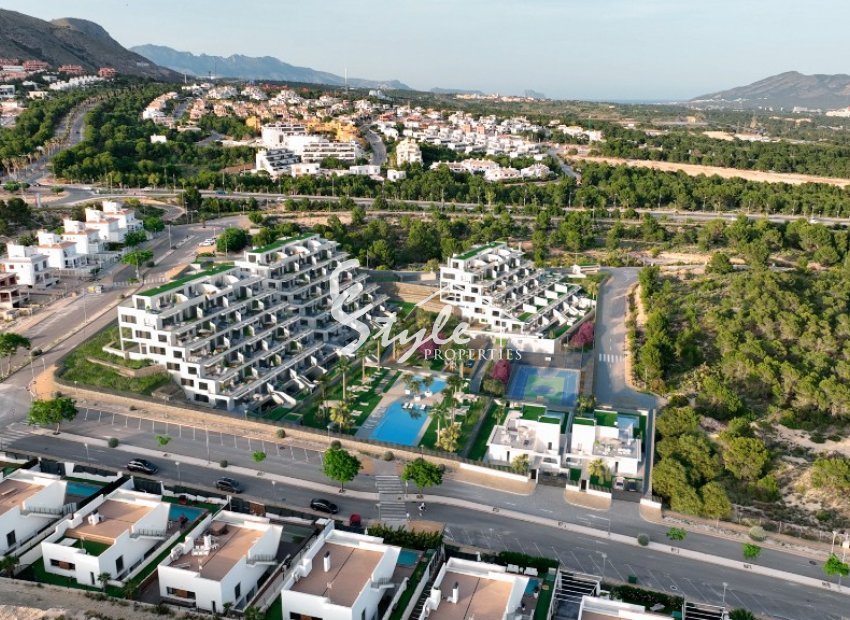 Apartamentos en venta en el nuevo complejo en Finestrat, Costa Blanca, España. ON1420