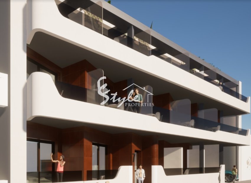 Apartamentos nuevos cerca del mar en Torrevieja, Costa Blanca, España.ON1639_1