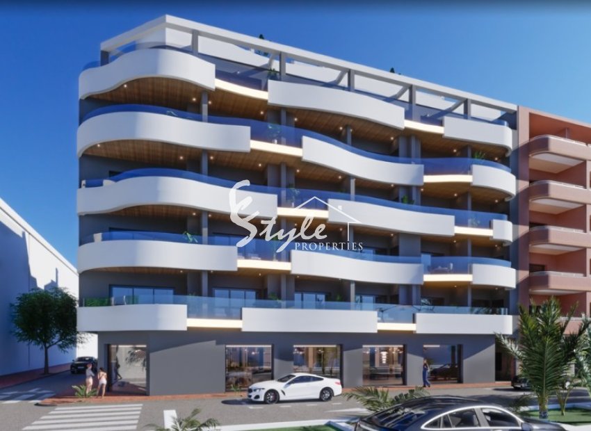 Apartamentos nuevos cerca del mar en Torrevieja, Costa Blanca, España.ON1712_3