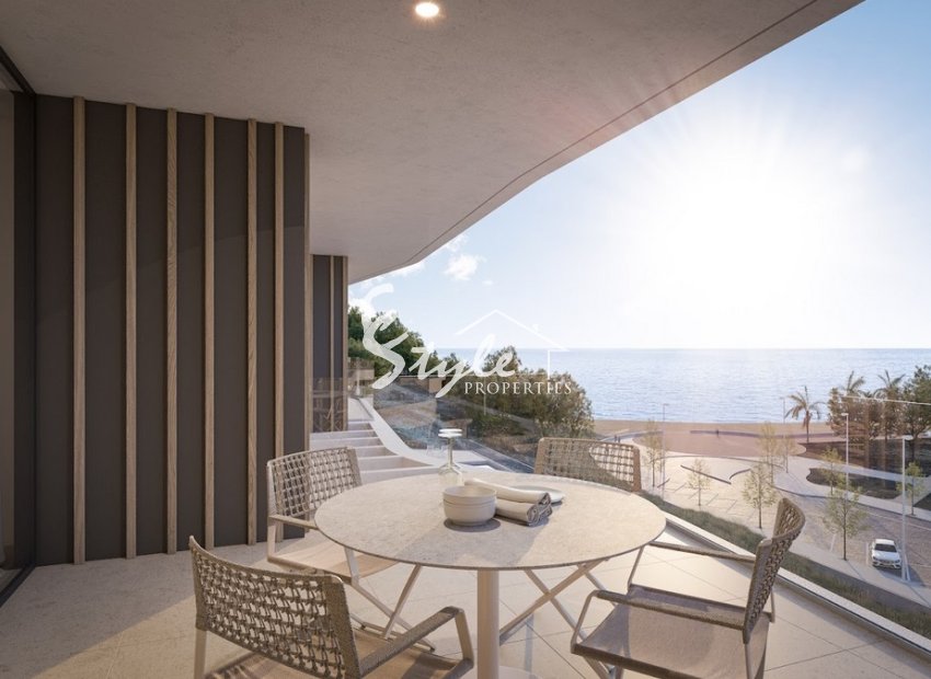 Apartamentos nuevos en venta con vistas al mar en Villajoyosa, Costa Blanca, España.ON1586