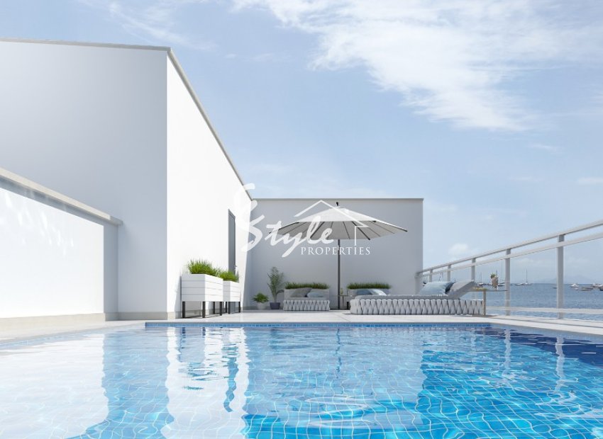 Buy apartments for sale in Lo Pagán, Mar Menor, properties on the beach with panoramic sea views. ID ON1360