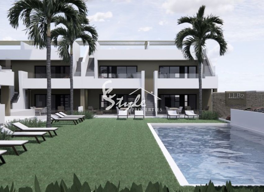 Buy new bungalow close to the sea in San Pedro del Pinatar, Costa Blanca. ID: ON1358