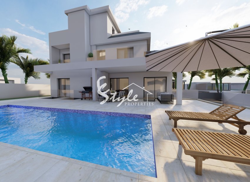 Buy New villa with plot and private pool in Ciudad Quesada close to the sea. ID ON1145_44