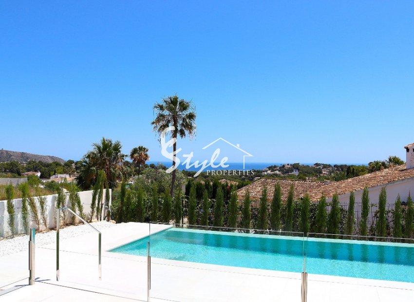 Buy newly built villa in Moraira close to the sea. ID ON1143_43