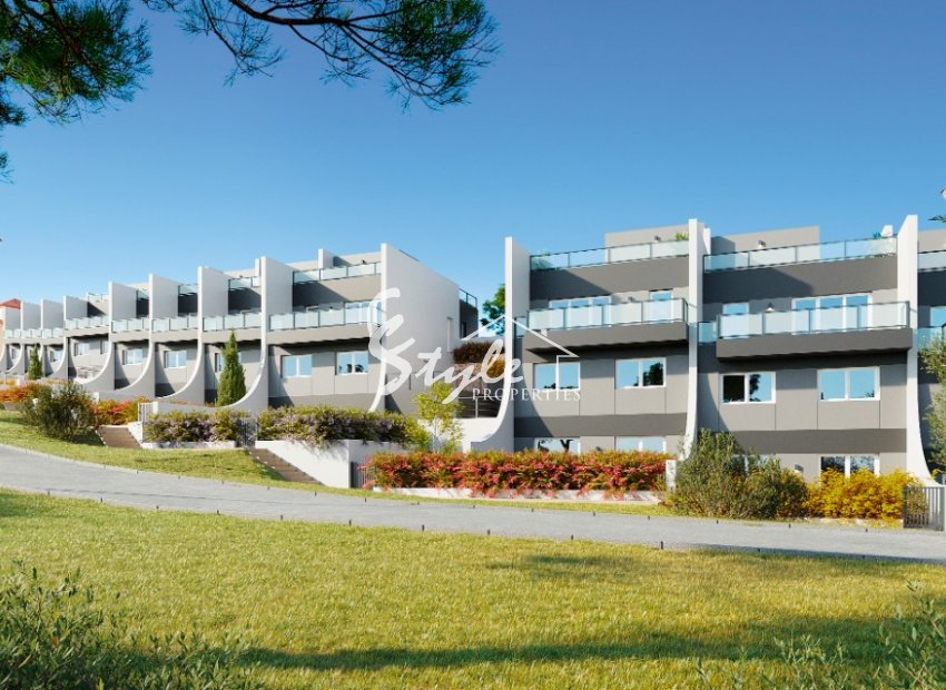 Casas adosadas de obra nueva en Finestrat, Costa Blanca, España. ON1513_A