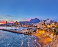 Casas adosadas de obra nueva en Finestrat, Costa Blanca, España. ON1513_A