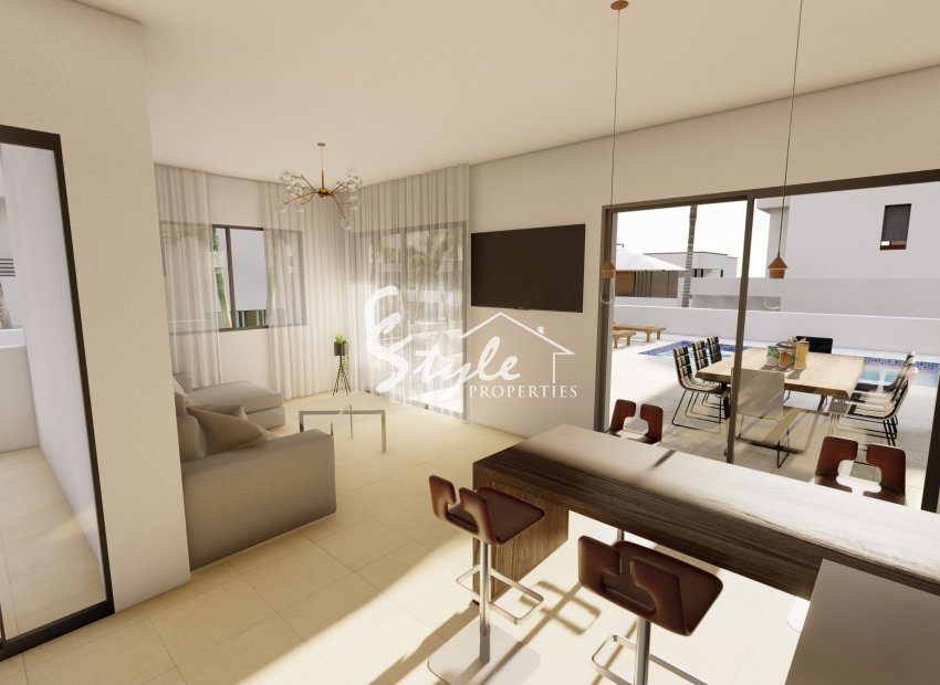 Comprar nueva villa con parcela y piscina privada en Ciudad Quesada cerca del mar. ID ON1145_44