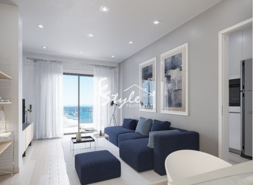Comprar nuevo apartamento en Lo Pagán del Mar Menor, viviendas en primera línea del Mar Mediterráneo y vistas panorámicas al mar. ID ON1360