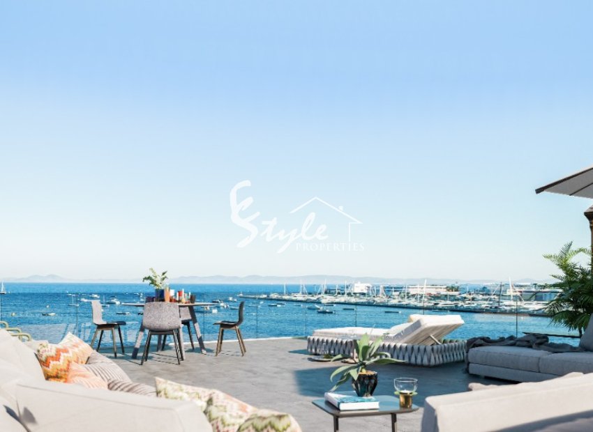 Comprar nuevo apartamento en Lo Pagán del Mar Menor, viviendas en primera línea del Mar Mediterráneo y vistas panorámicas al mar. ID ON1360