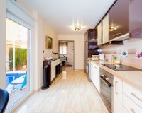 Detached villa close to the beach with private swimming pool in Playa Flamenca, Orihuela Costa, Costa Blanca, Spain