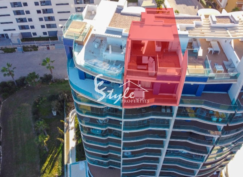 For sale  2 bedroom penthouse  first sea line in Sea Senses, Punta Prima, Alicante, Costa Blanca, Spain ID2610