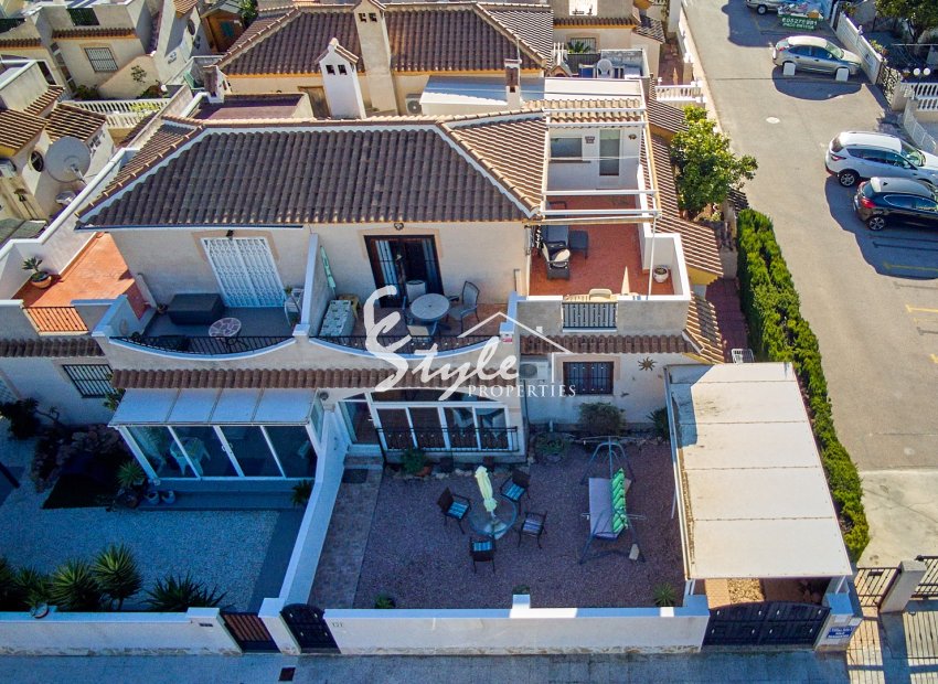 For sale 3 bedroom quad house in IRIA I, Play Flamenca, Orihuela Costa, Costa Blanca . ID3077