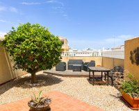 For sale a penthouse with the sea views and garden in La Cinuelica, Punta Prima, Costa Blanca. ID3336