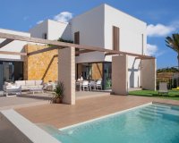 For sale beach side new villa en Dehesa de Campoamor, Costa Blanca, Spain.ON1370
