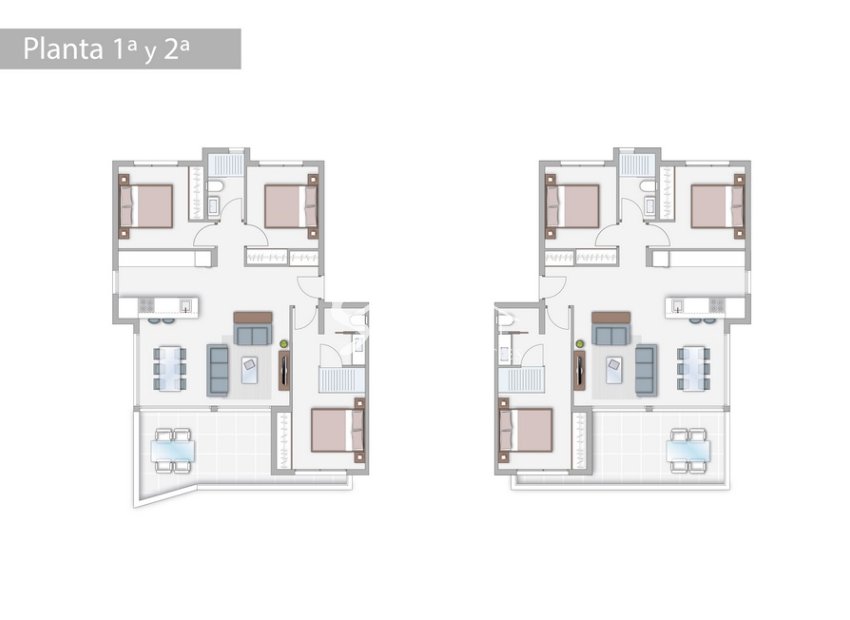 For sale new apartments in Guardamar del Segura, Costa Blanca. ON1834