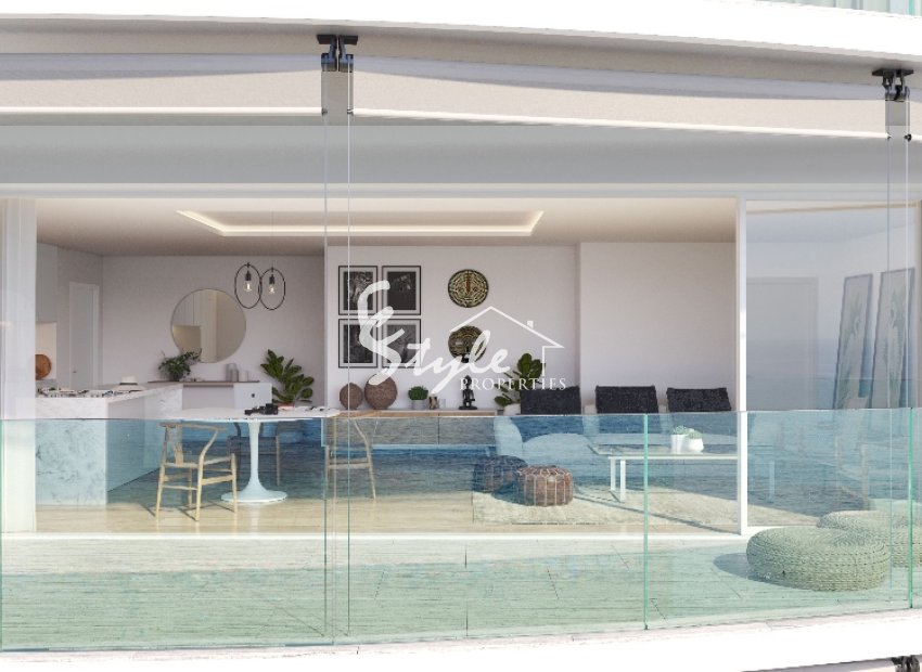 For sale new build apartments first line  In Benidorm  Costa Blanca, Spain. ID 966
