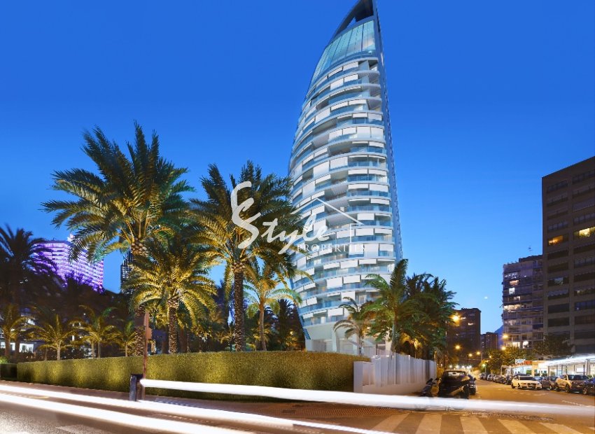For sale new build apartments first line  In Benidorm  Costa Blanca, Spain. ID 966