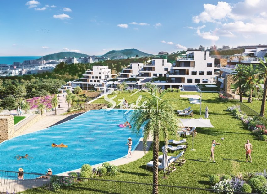For sale new build apartments in Finestrat, Alicante, Costa Blanca, Spain.ON1558_2