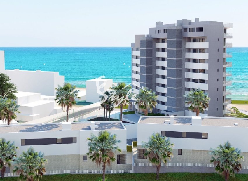 For sale new build villa first line to the sea in Alicante, Costa Blanca, Spain